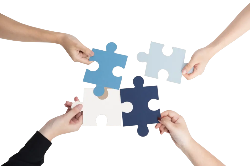 handen houden puzzelstukken vast mova zorg